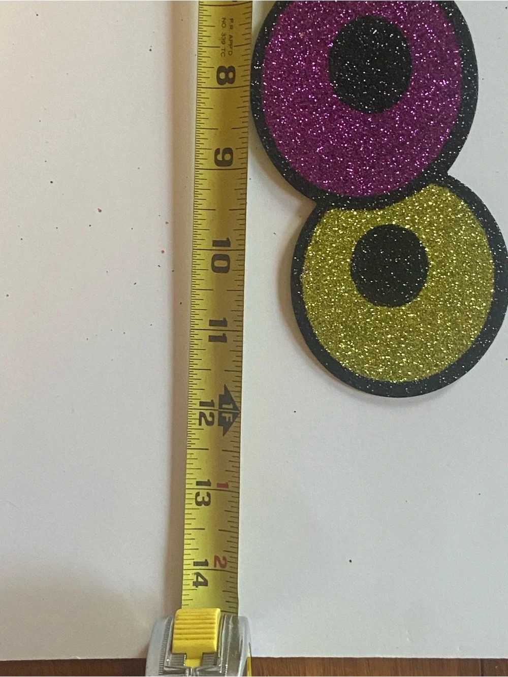 Unlisted Purple & Gold Glitter 'BOO' Spider Wall Hanging
